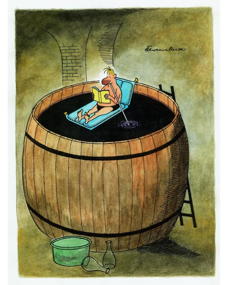 Stambuk Barrel Bath Reading Product